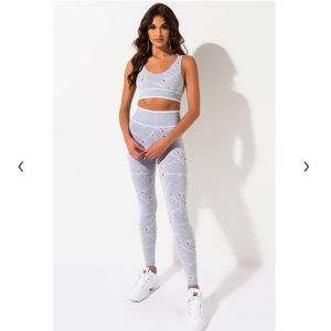 Champion All Over Print Bralettte and Tights